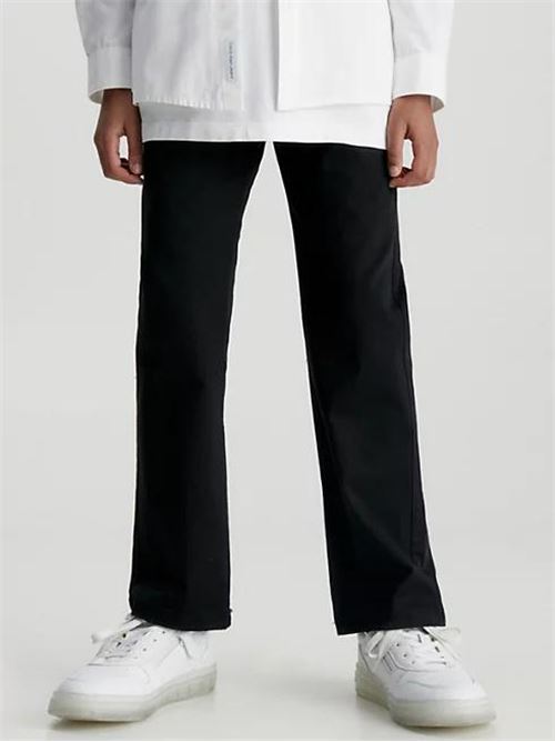 CEREMONY TWILL CHINO PANTS CALVIN KLEIN JEANS | IB0IB01678/BEH
